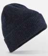 BB388 B388 Beechfield Wool Blend Beanie navy marl colour image